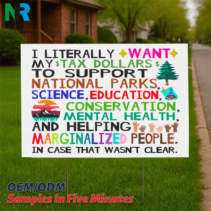 Yard Sign Uv Print factory Yard Sign Uv Print factory